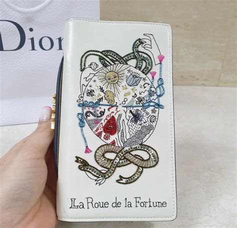 Christian Dior Tarot La Roue De La Fortune Clutch 